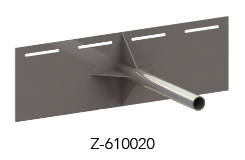 Console de toit plat sur façade en tôle Tobler SA