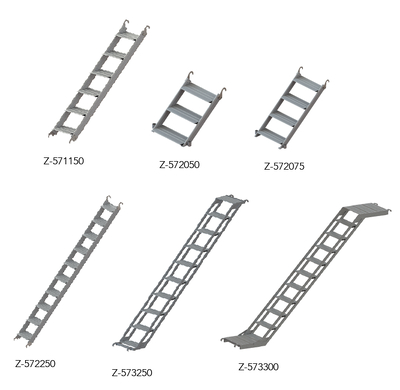 Escalier en aluminium avec limon Tobler AG